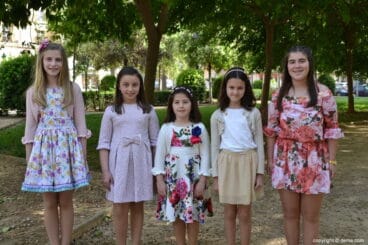 Candidatas a fallera mayor infantil de Dénia 2020