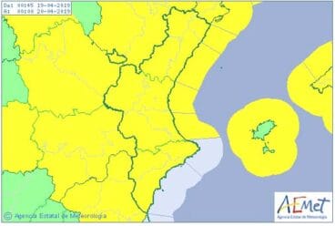 alerta amarilla viernes 19 abril