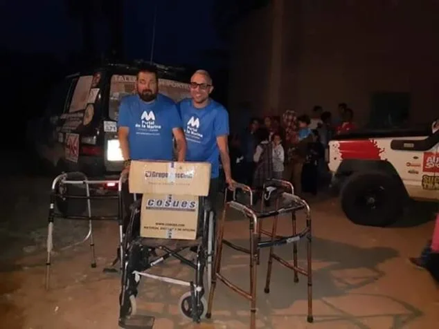 andador donado en la maroc challenge