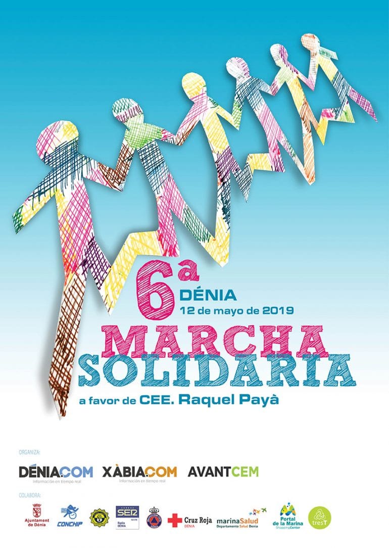 Cartel de la VI Carrera Solidaria a favor del Raquel Payá