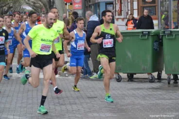 García Barragán durante la carrera
