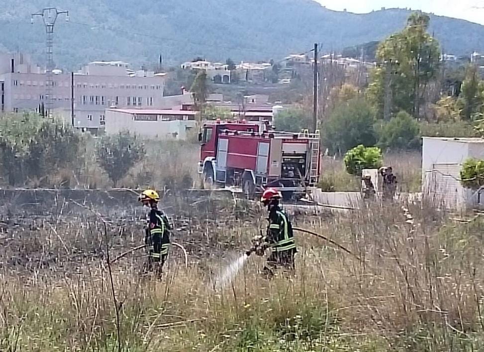 incendio cerca del hospital de la pedrera
