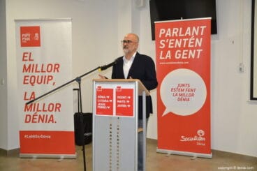 Javier Scotto durante la presentación de su candidatura a Jesús Pobre