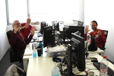 Los trabajadores del Hospital Marina Salud celebran 10 años