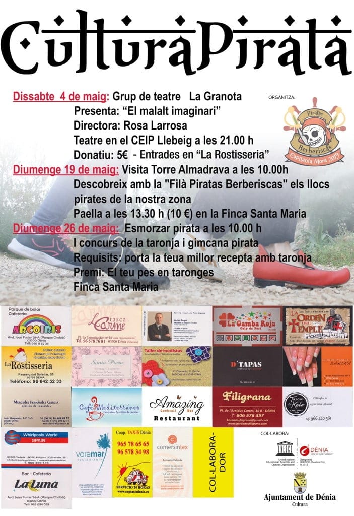 mes de la cultura pirata en denia