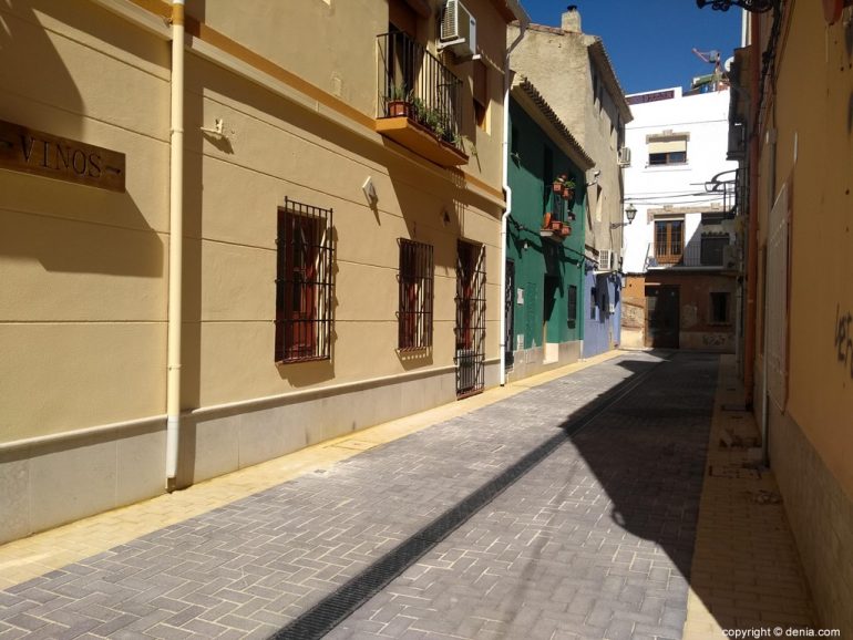 Result of the works in the Calle de la Fontanella