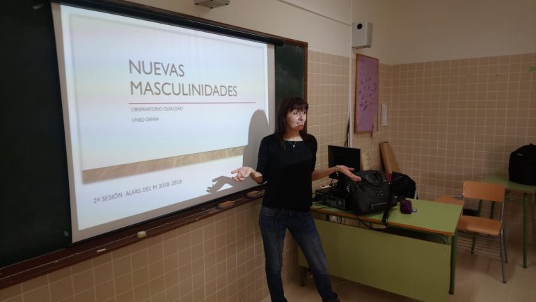 Workshop su nuove mascolinità in Alfás del Pí