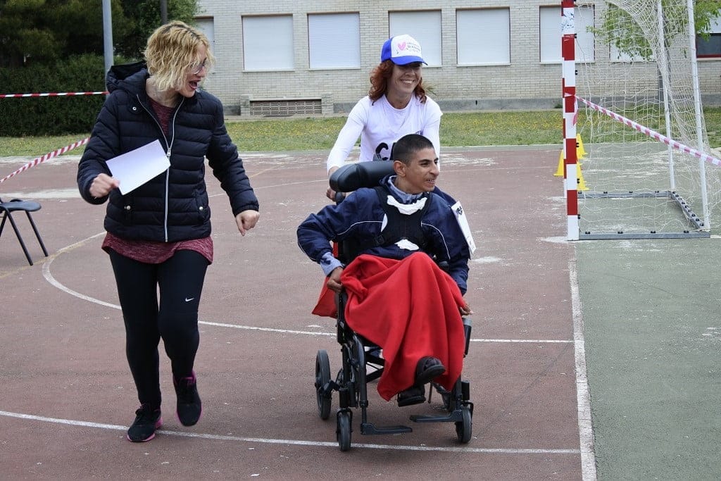 una de las carreras de la volta a peu per la inclusio