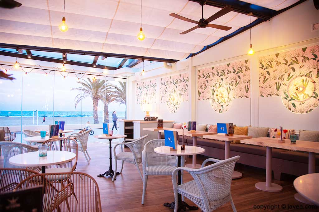 vistas al mar restaurante ammos