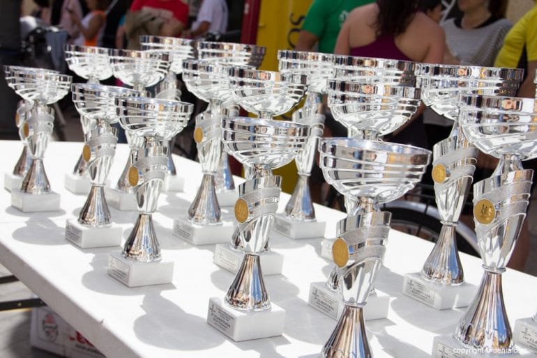 Entrega de premios VI Marcha Solidaria Raquel Payá - Trofeos