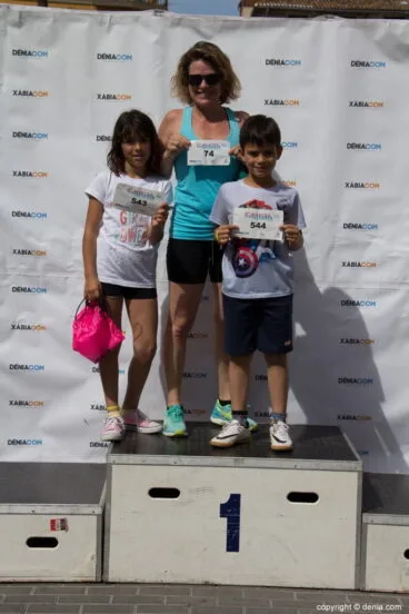 Entrega de premios VI Marcha Solidaria Raquel Payá – Podium Veteranas