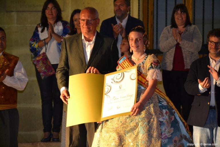 Elección de las falleras mayores de Dénia 2020 - Martina Gimeno