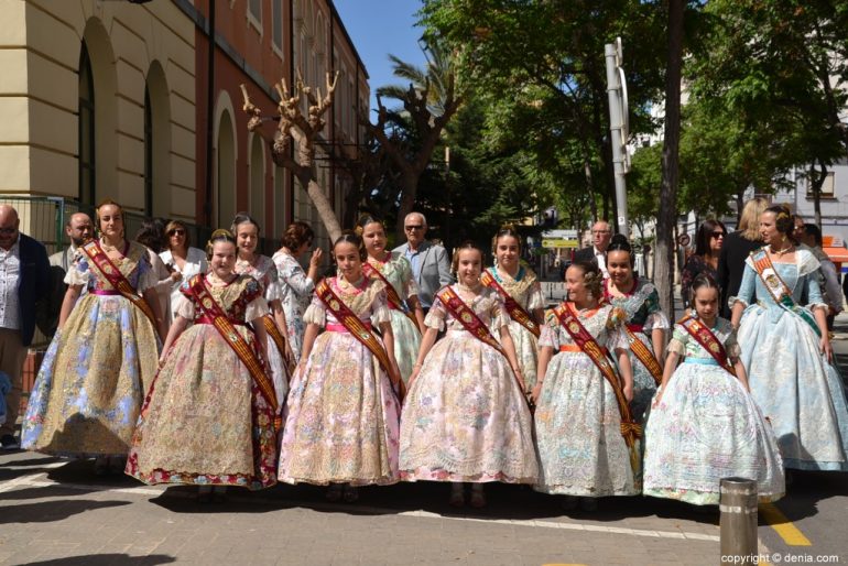 Farewell to the greater falleras of Dénia 2019 - Court of honor for children