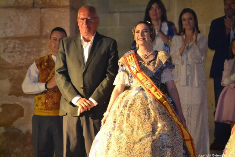 Elección de las falleras mayores de Dénia 2020 - Safir y el alcalde
