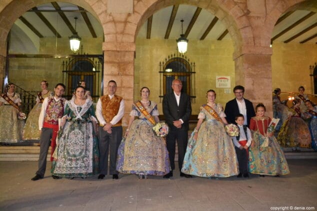 43 eleccion de las falleras mayores de denia 2020 falla darrere del castell