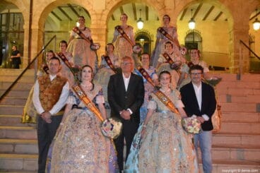 Elección de las falleras mayores de Dénia 2020 – Cortes de honor