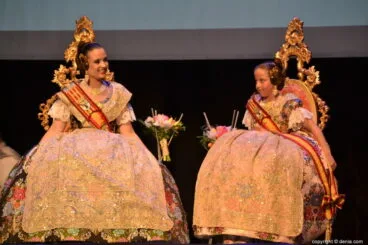 Despedida de las falleras mayores de Dénia 2019 – Amparo Petrie y Neus Suárez