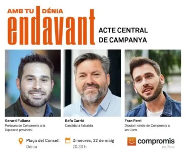 acto central de campana de compromis per denia