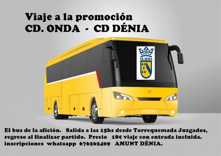 Autobus viaja a Onda