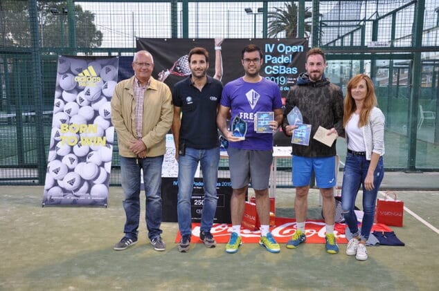 La pareja Villanueva-Pérez gana en 1ª categoría del ‘IV Open de Pádel CSBas 2019’ de Dénia 7 campeones de la categoria 21 masculina