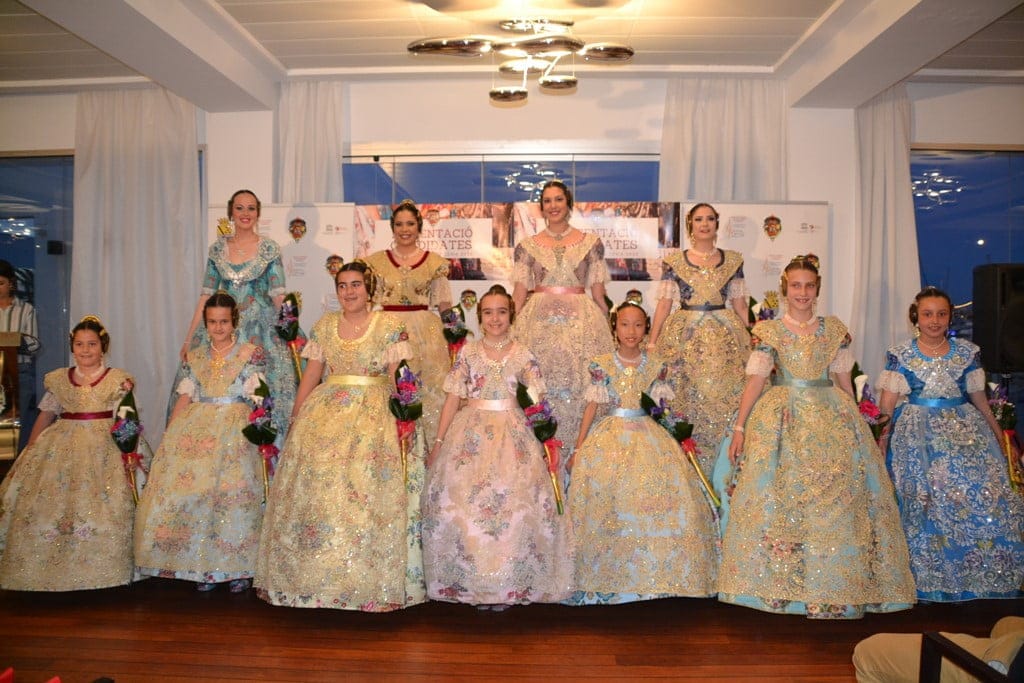 candidatas a falleras mayores de denia 2020