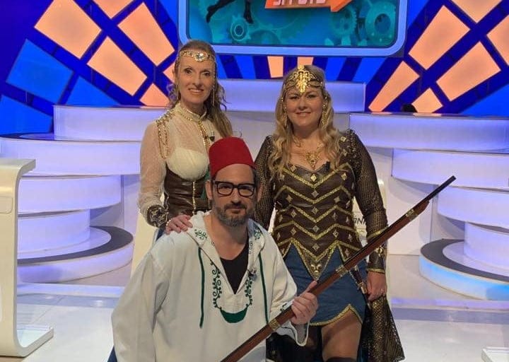 capitana y abanderada cristianas en el programa de eugeni alemany