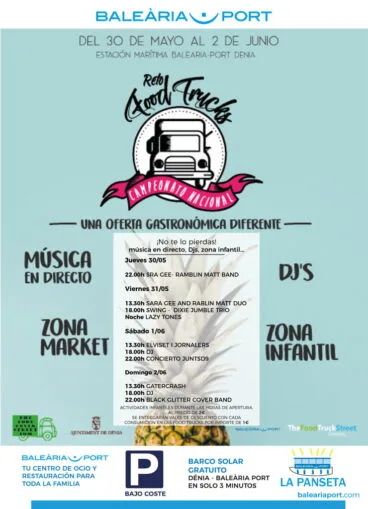 Evento Food Trucks Balearia – Yvonne, masajes, estética & belleza
