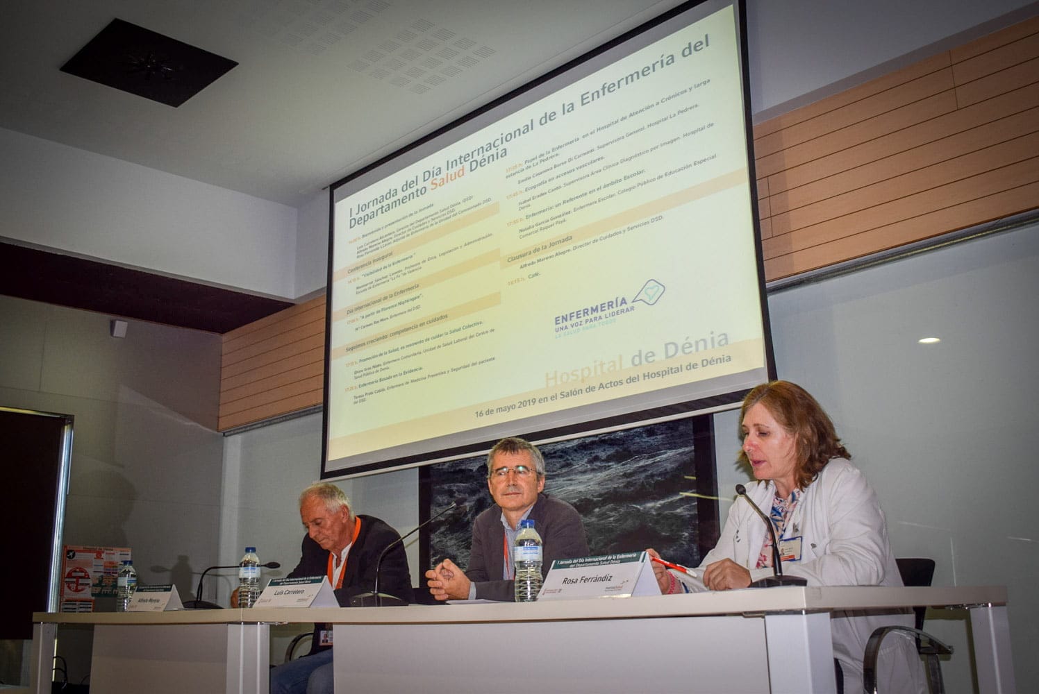 inauguracion de la jornada sobre enfermeria