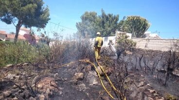 incendio en el corral de calafat