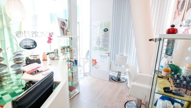 instalaciones yvonne masajes estetica belleza