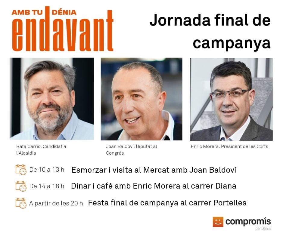 jornada de fin de campana de compromis en denia