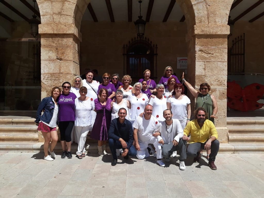Los enfermos de fibromialgia salieron a la calle para concienciar sobre la enfermedad a los ciudadanos 2 manifiesto del dia mundial de la fibromialgia