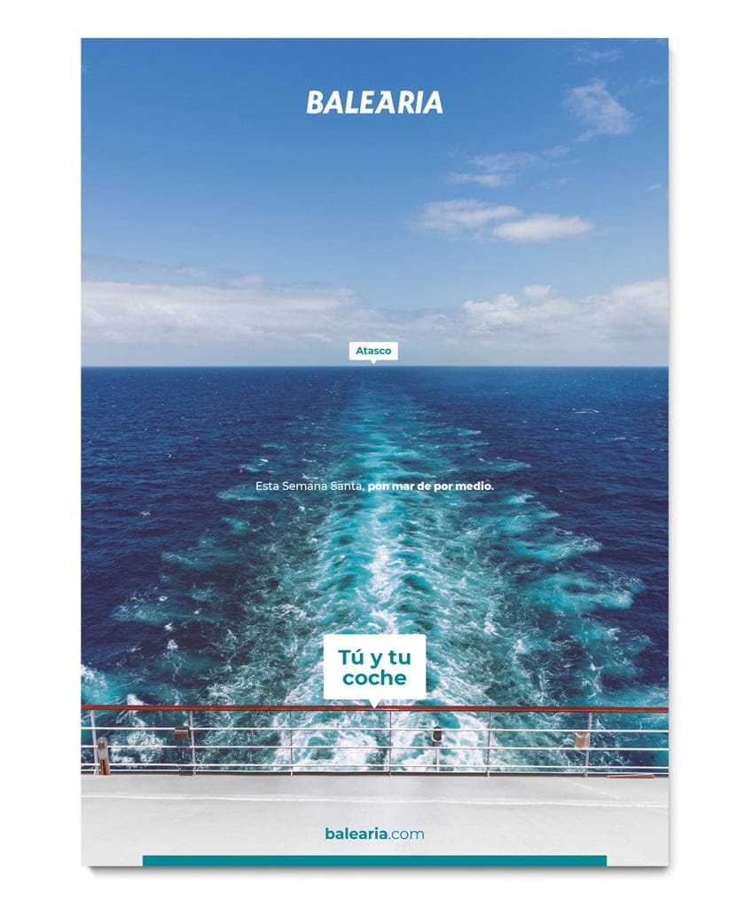 La agencia dianense Sapristi se alza con el premio GoliAds por la campaña realizada para Baleària 1 mar de por medio