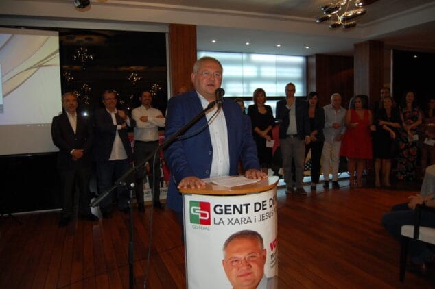 mario vidal en la cena de campana