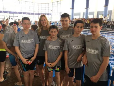 nadadores del club natacion denia en calpe
