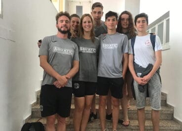 nadadores del club natacion denia en gandia