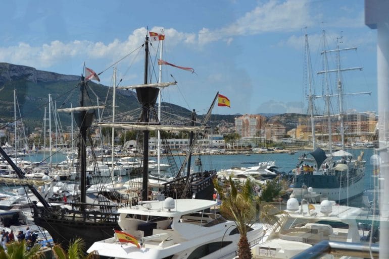 Nao Victoria y Cervantes Saavedra en Dénia