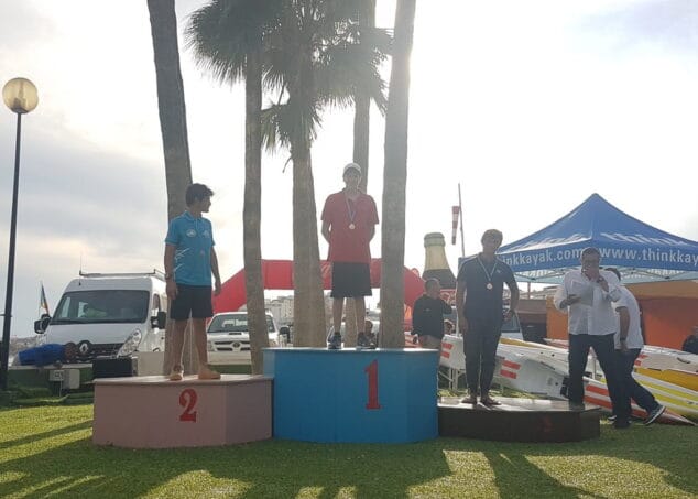 oro para el equipo k1 del real club nautico denia