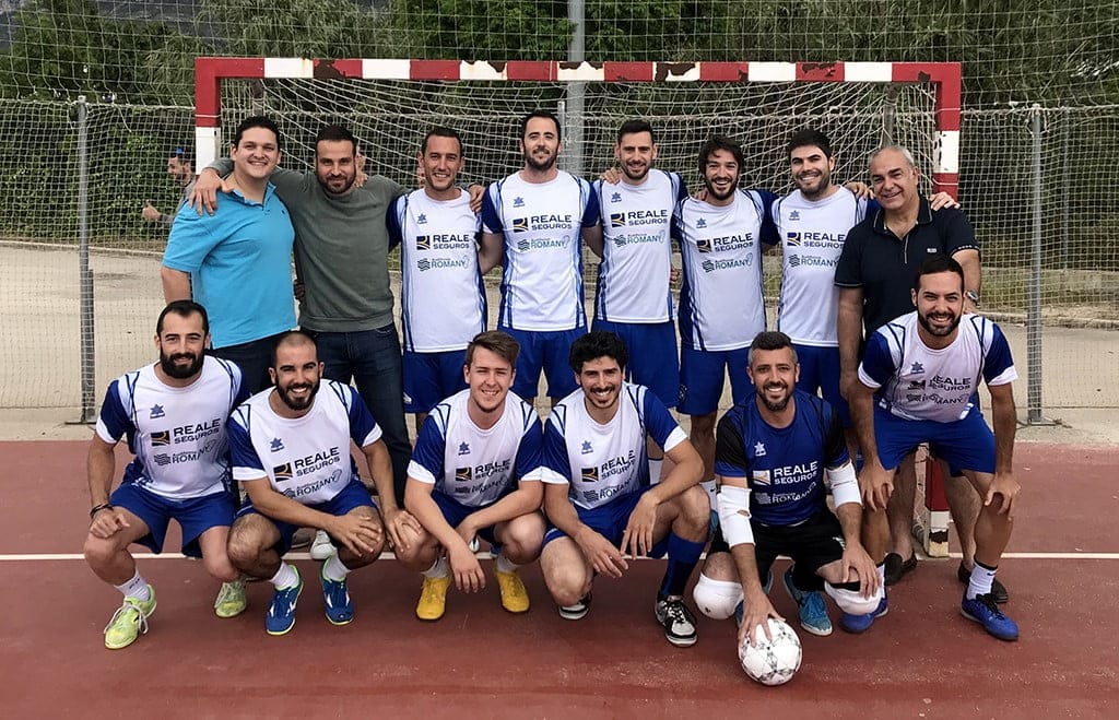 Histórica goleada del Reale-Audífonos Romany al Café Bar El Racó de David (20-2) 1 reale liga acydma