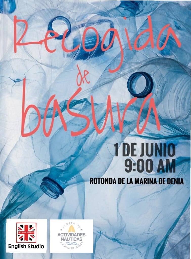 English Studio Dénia y el Centro de Actividades Náuticas organizan una recogida de basura el próximo 1 de junio 1 recogida de basura english studio