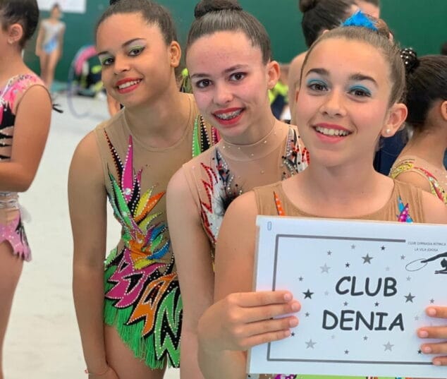 representantes club denia en provincial trofeo federacion