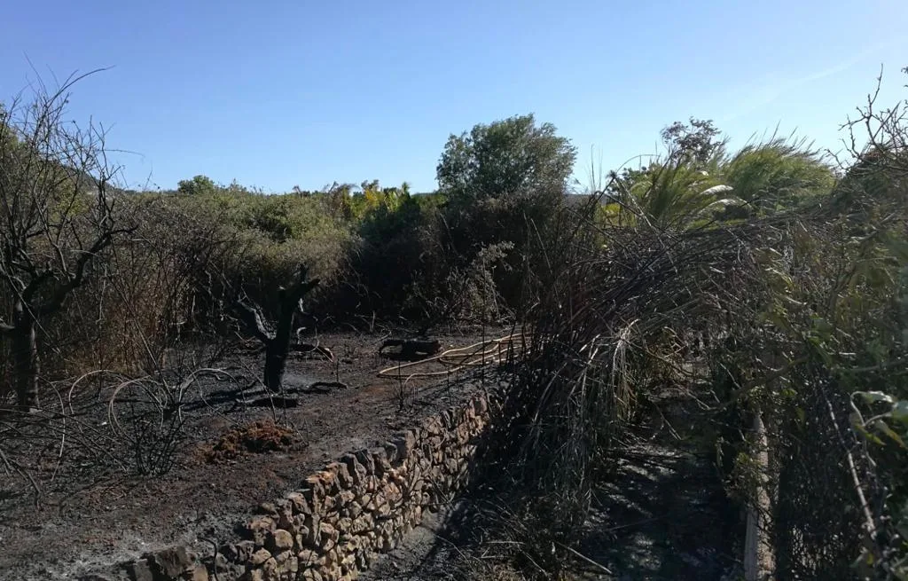 terreno quemado en denia