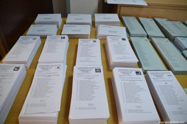 votaciones a las elecciones municipales