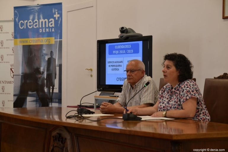 Clausura de los programas formativos de Creama - Vicent Grimalt y Rosario Donderis
