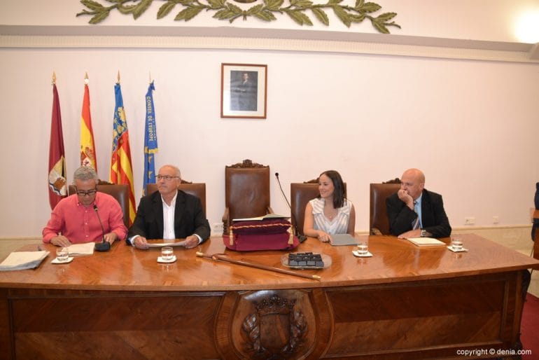 Constitución del Ayuntamiento de Dénia - Mesa de edad
