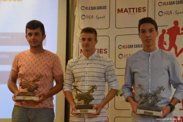 Alan Serra, Ramzi Raissuni y Alejandro Miret