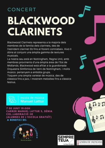 Blackwoods clarinets en Dénia