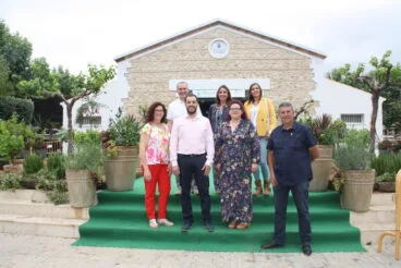 Corporación municipal de Ondara en la inauguración