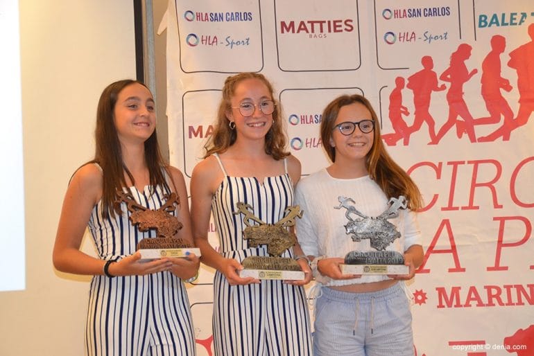 Cristina Bañuls, Laura De Lamo y Yaiza Juan