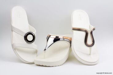 crocs blanques calçats ramon marsal